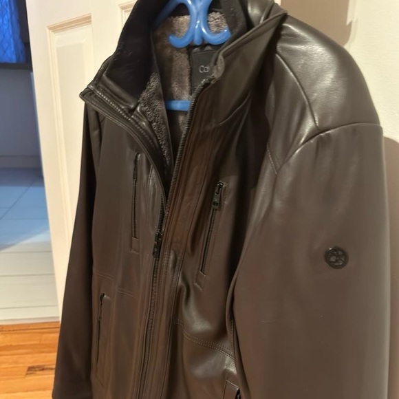 Leather imitation coat - Picture 2 of 2